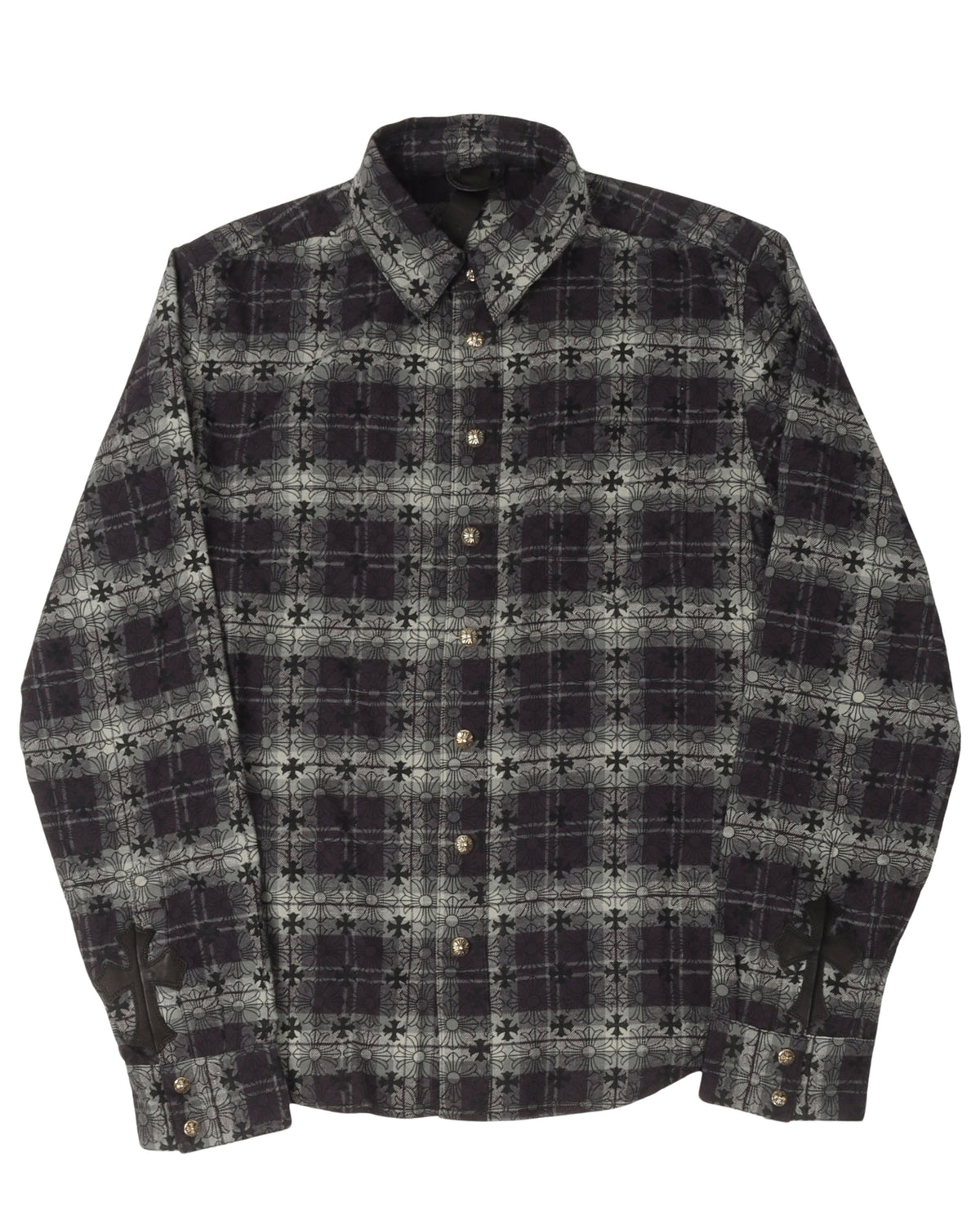 Cross Patch Flannel Shirt