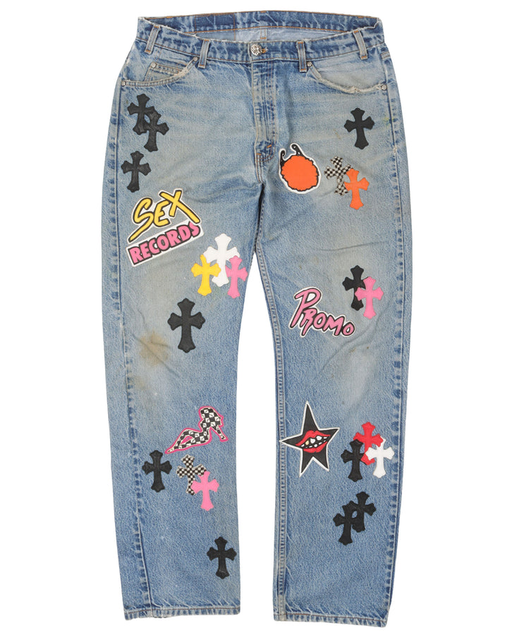 chrome hearts patches jeans｜TikTok Search