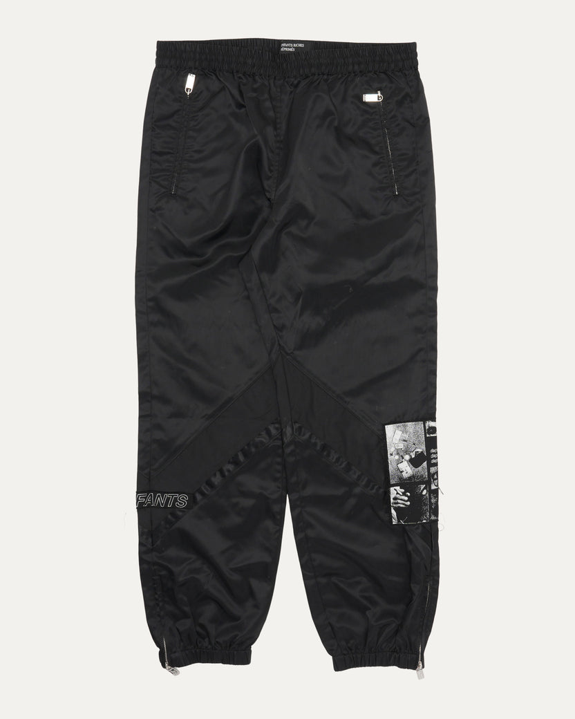 Patchwork Applique Track Pants