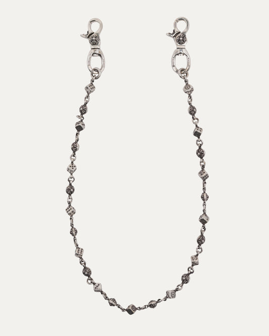 Dice and Plus Ball Wallet Chain
