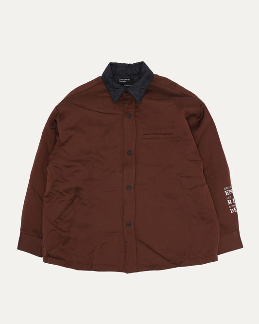 Russian Tattoo Quilted Overshirt