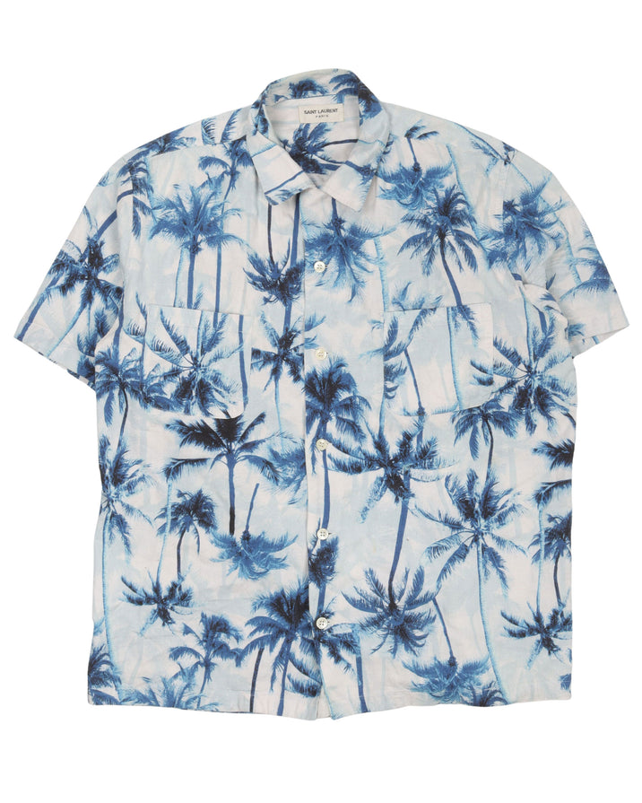 Palm Tree Button Up Shirt