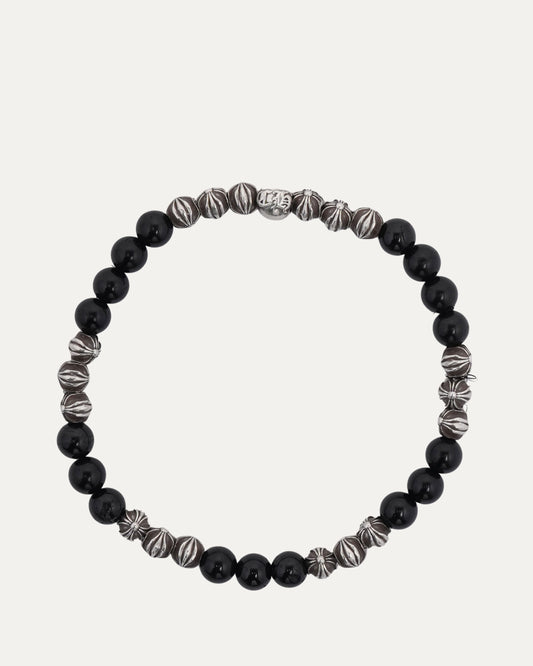 6mm Onyx Multi Bead Bracelet