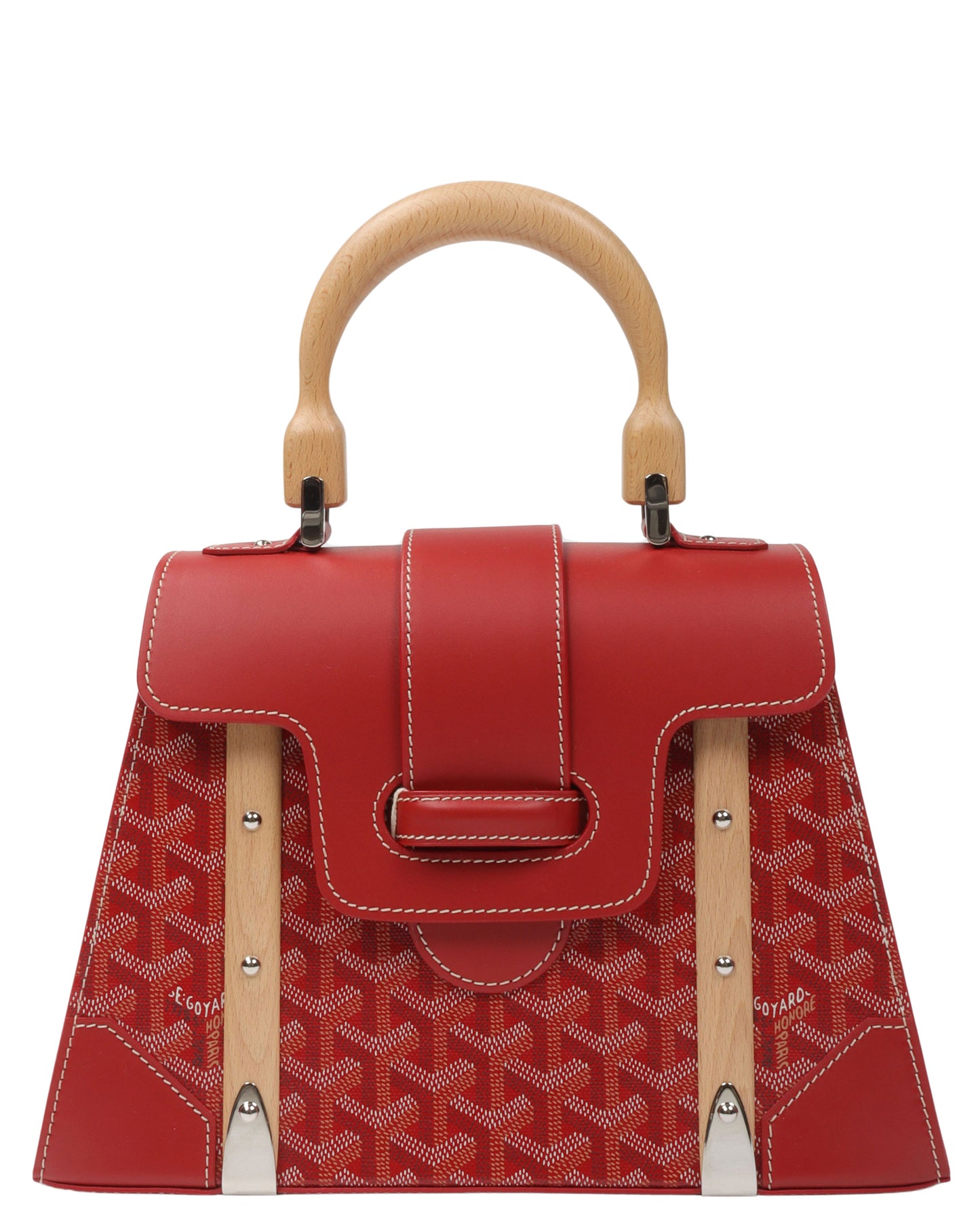 Saigon MM Wood Handle Bag w/ Shoulder Strap