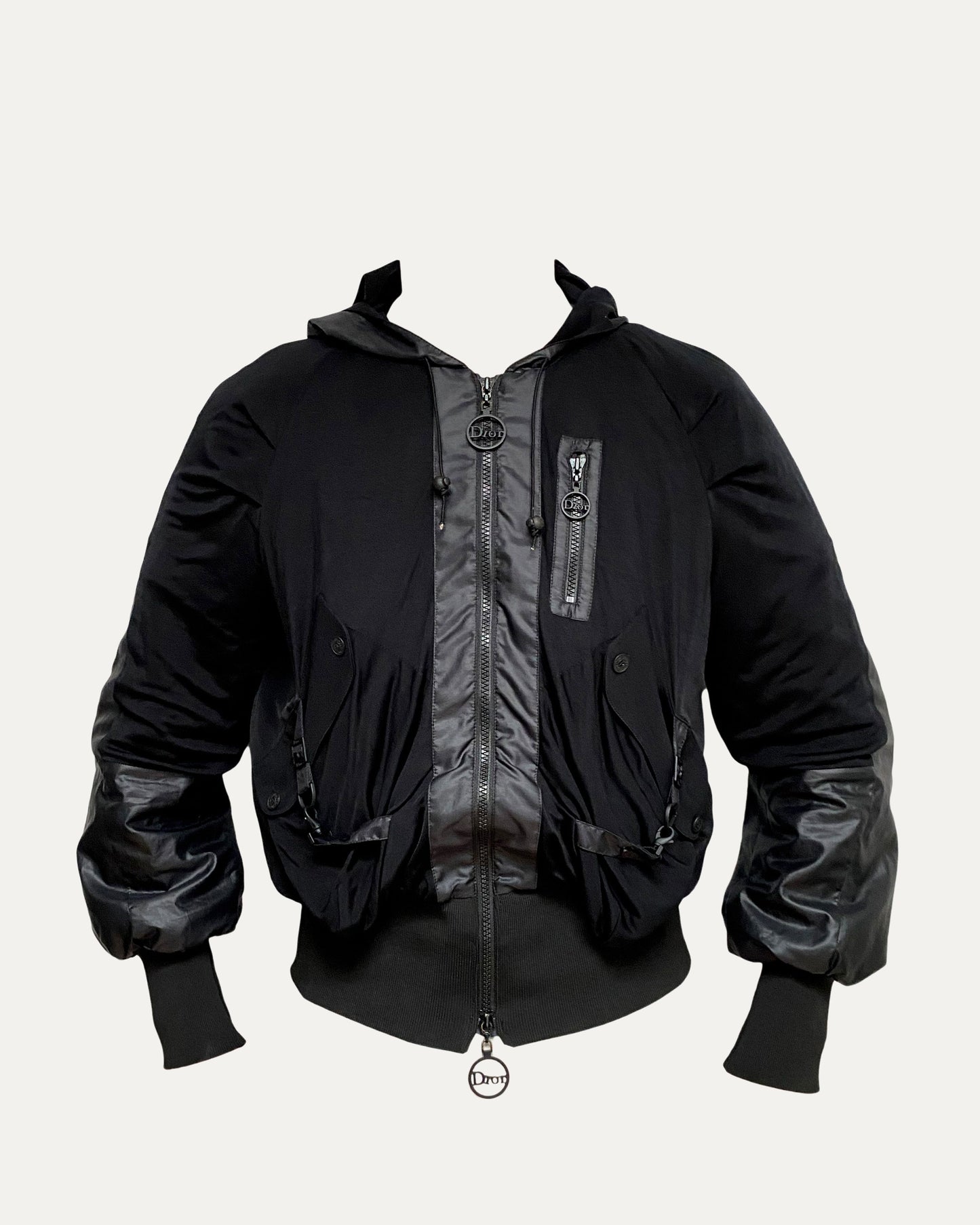 FW 2004 Hooded Bomber Jacket
