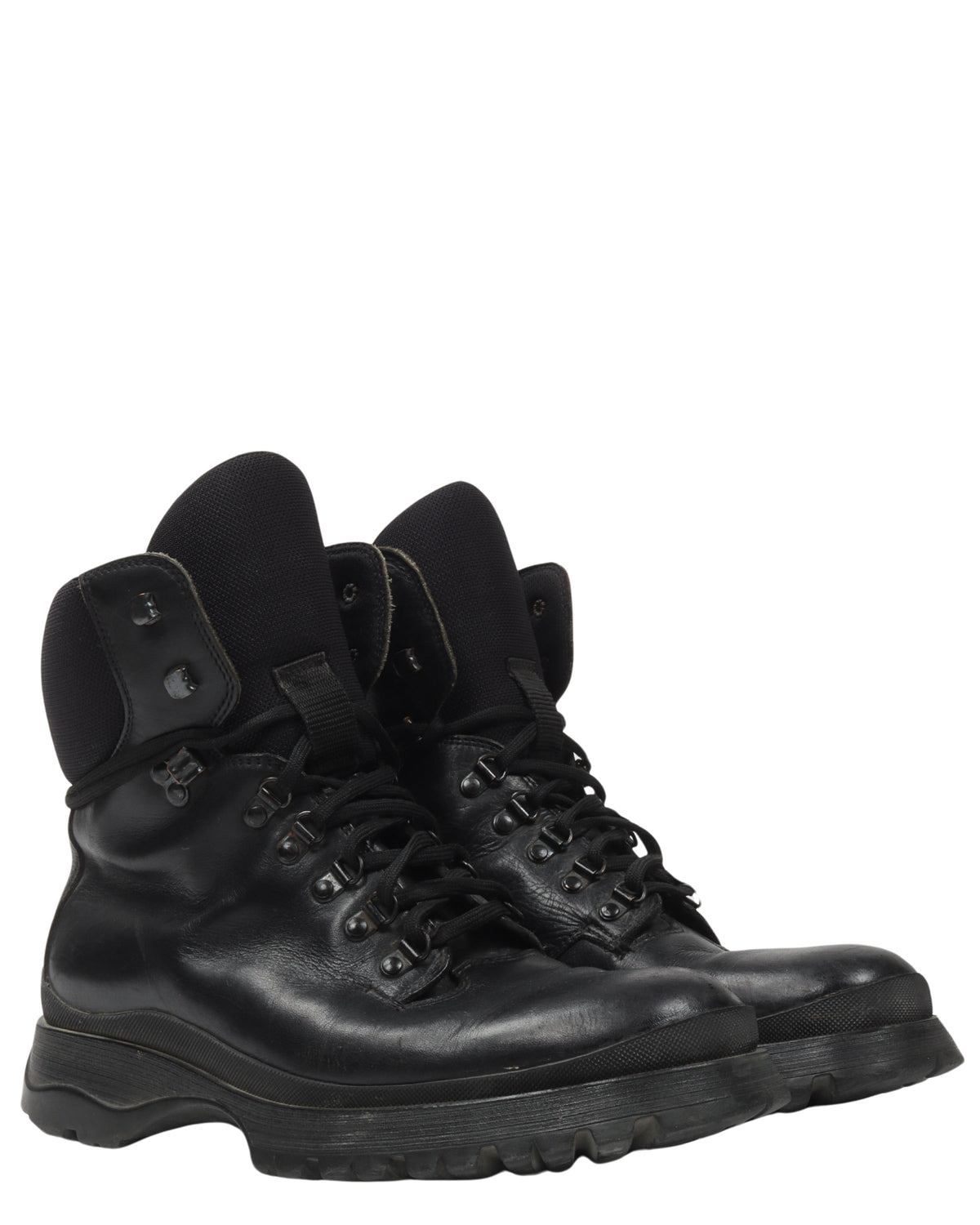 Leather Combat Boots