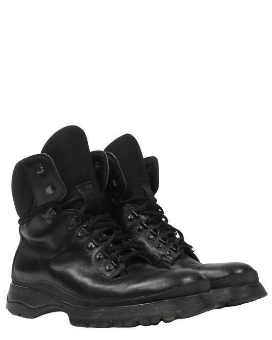 Leather Combat Boots