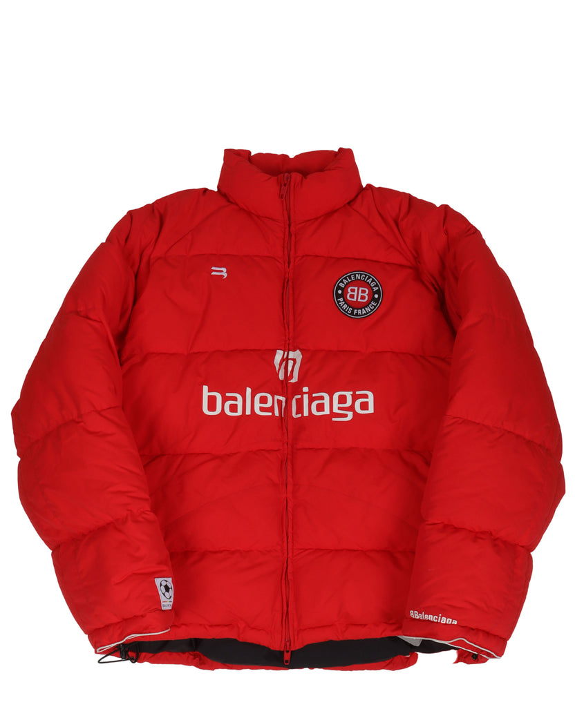 Balenciaga Soccer Oversized Puffer Jacket