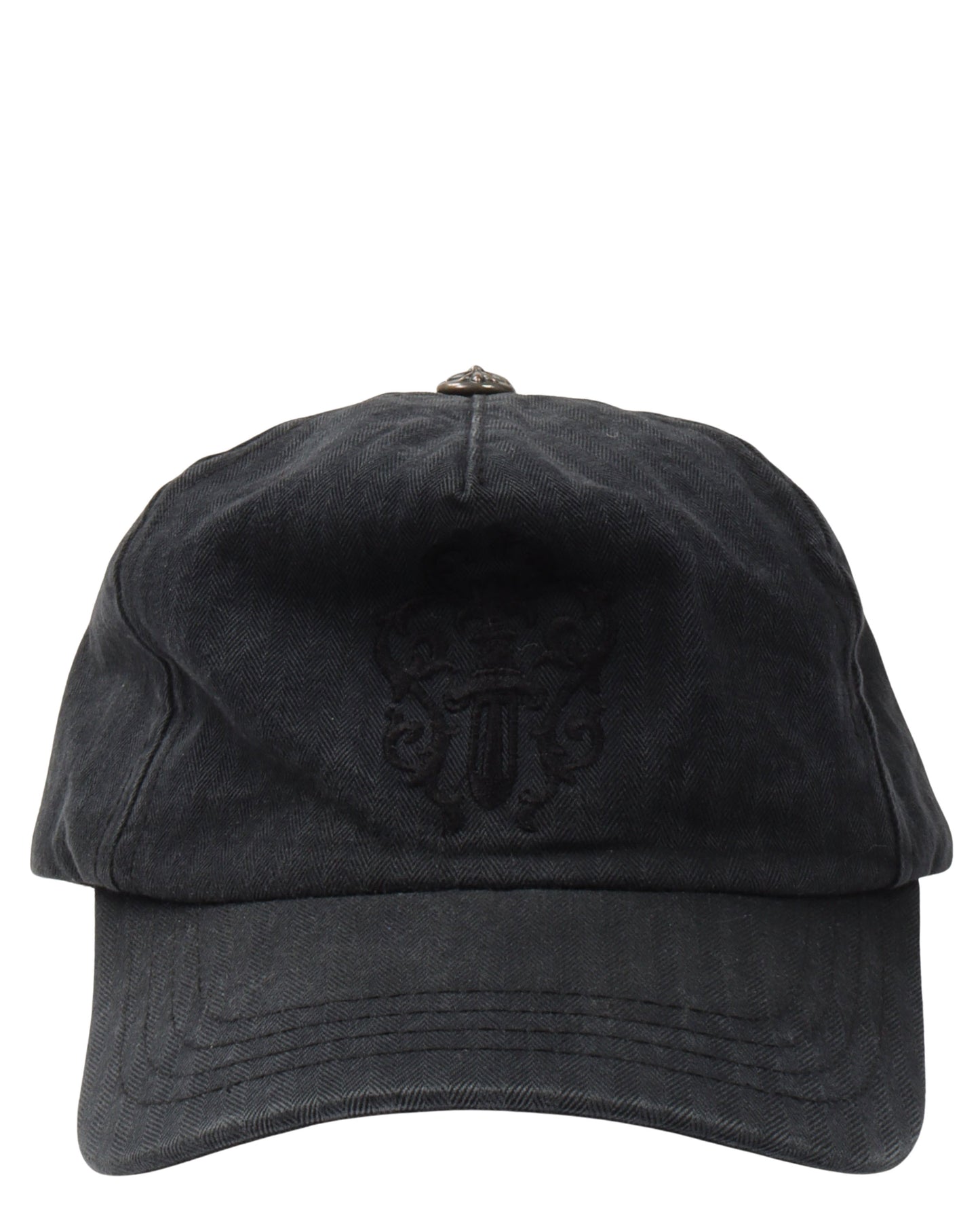 Embroidered Denim Dagger Hat