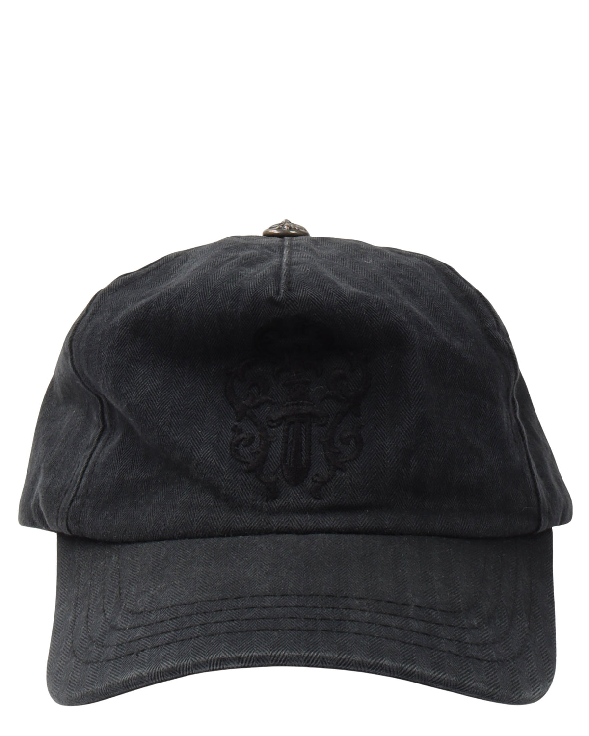 Embroidered Denim Dagger Hat