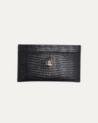 Lizard Embossed Card Holder