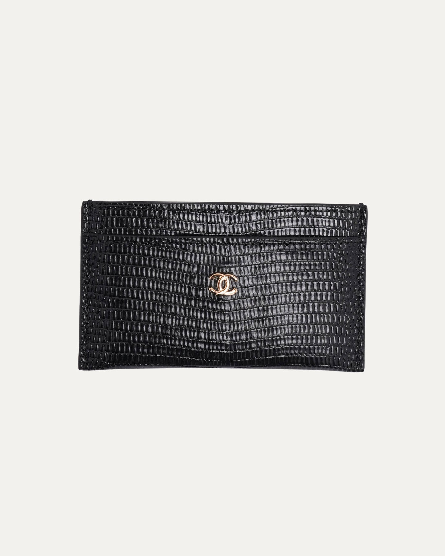 Lizard Embossed Crococco Card Holder