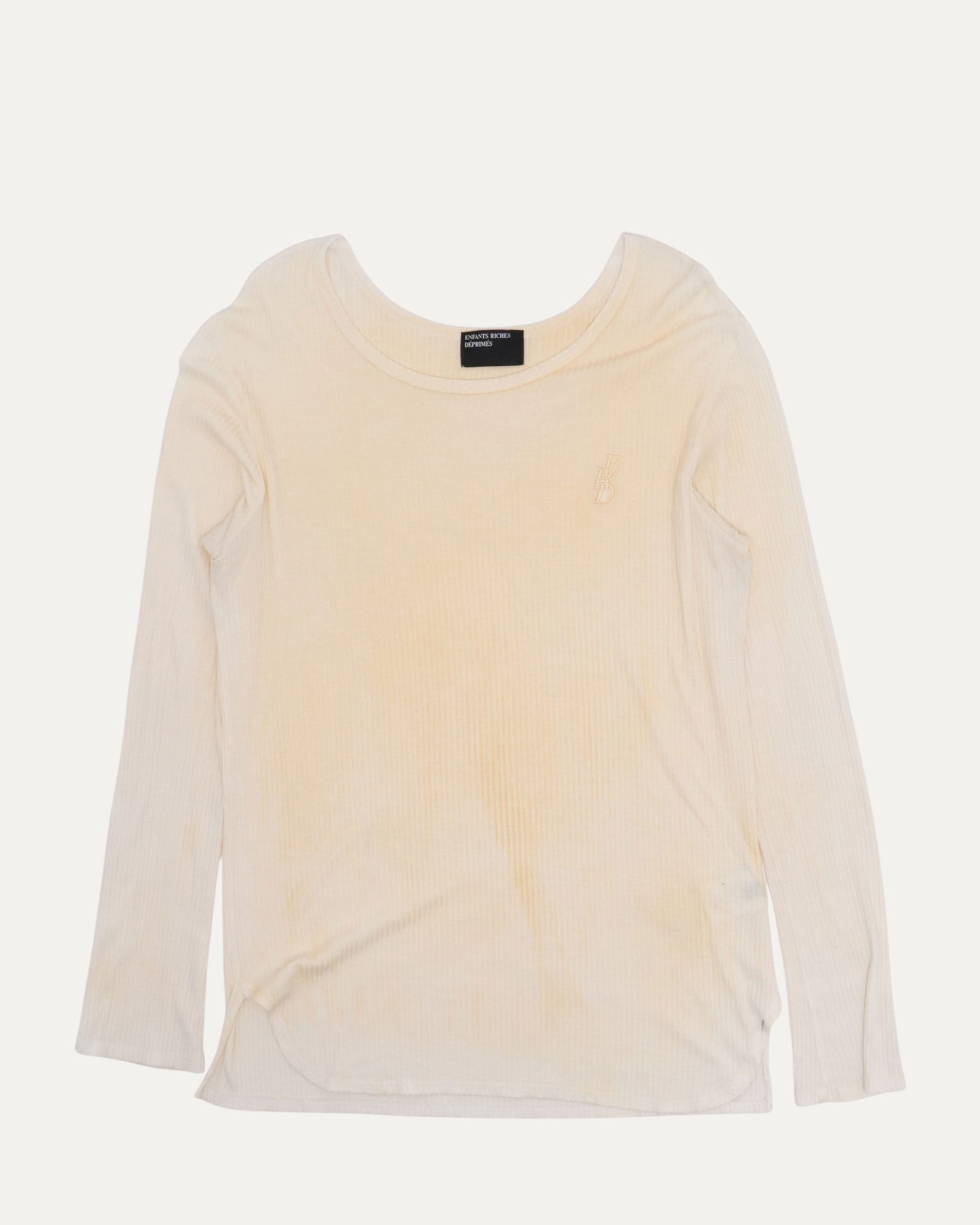 Ribbed Long Sleeve T-Shirt