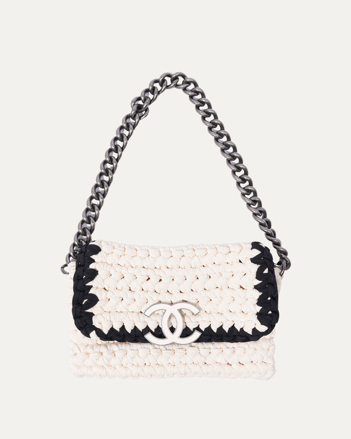 Fancy Crochet Flap Bag