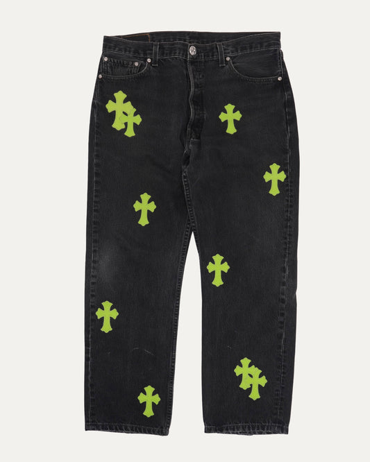 Levi's 501 Cross Patch Jeans
