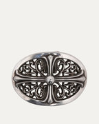 Oval Cross Belt Buckle