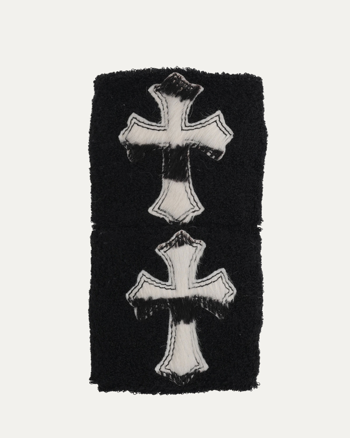 Pony Hair Cross Patch Sweatbands