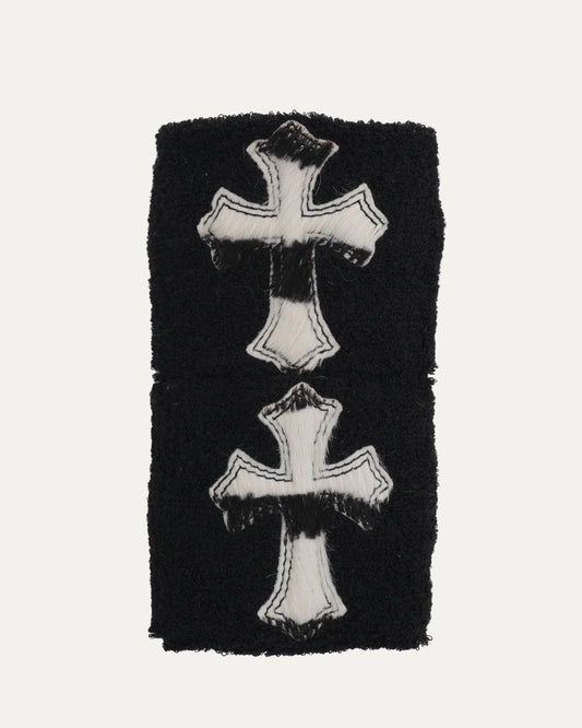 Pony Hair Cross Patch Sweatbands