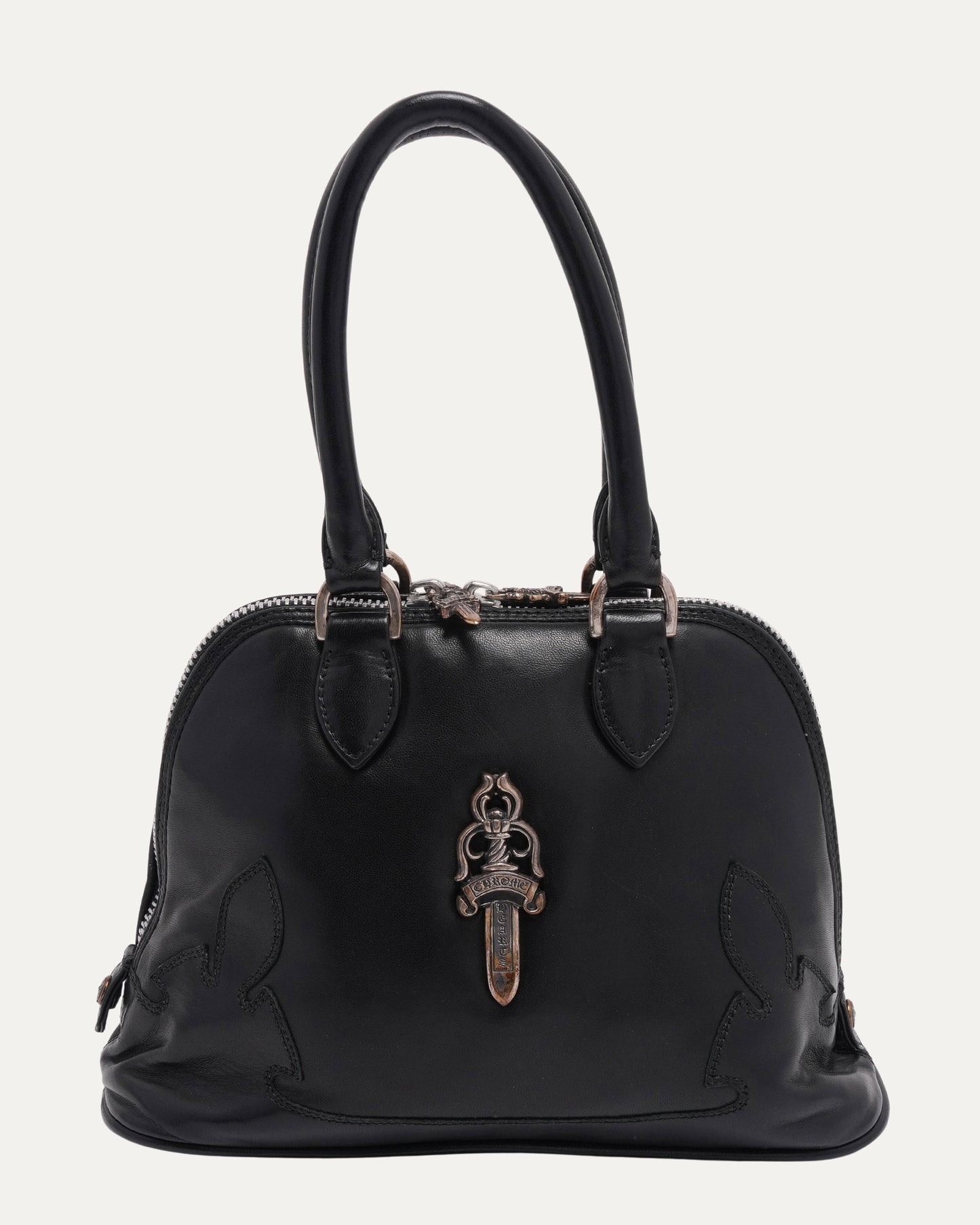 Dagger Embellished Slouchy Mo Bag