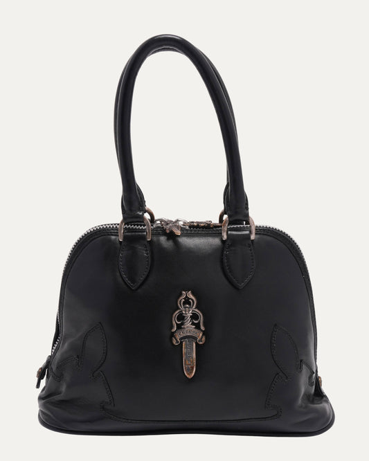 Dagger Embellished Slouchy Mo Bag