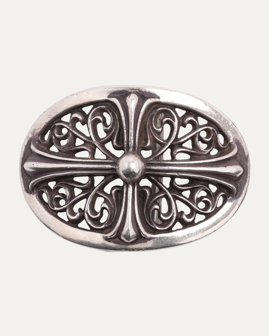Oval Cross Belt Buckle