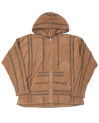 Leather Hooded Jacket