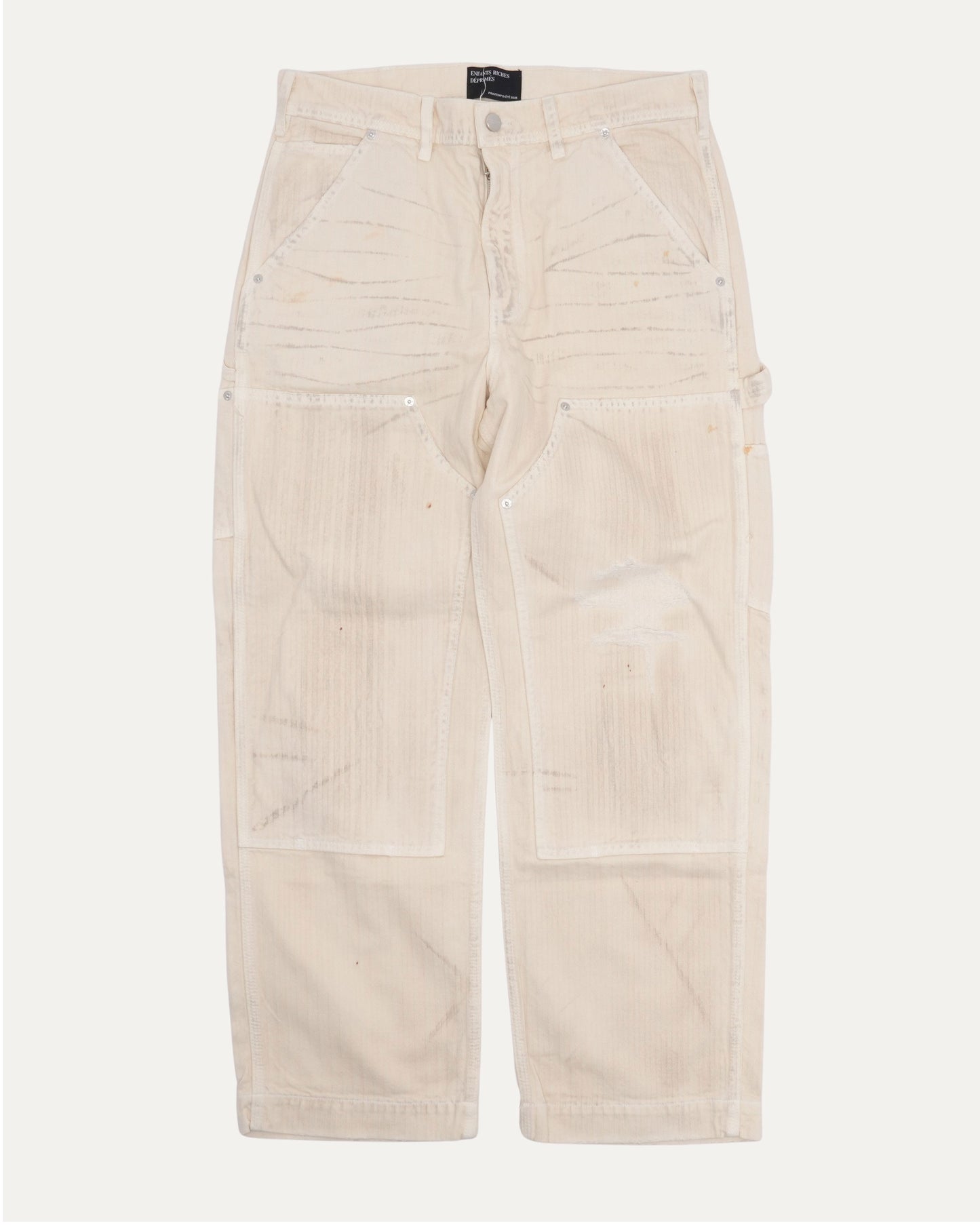 Herringbone Double Knee Paint Pants