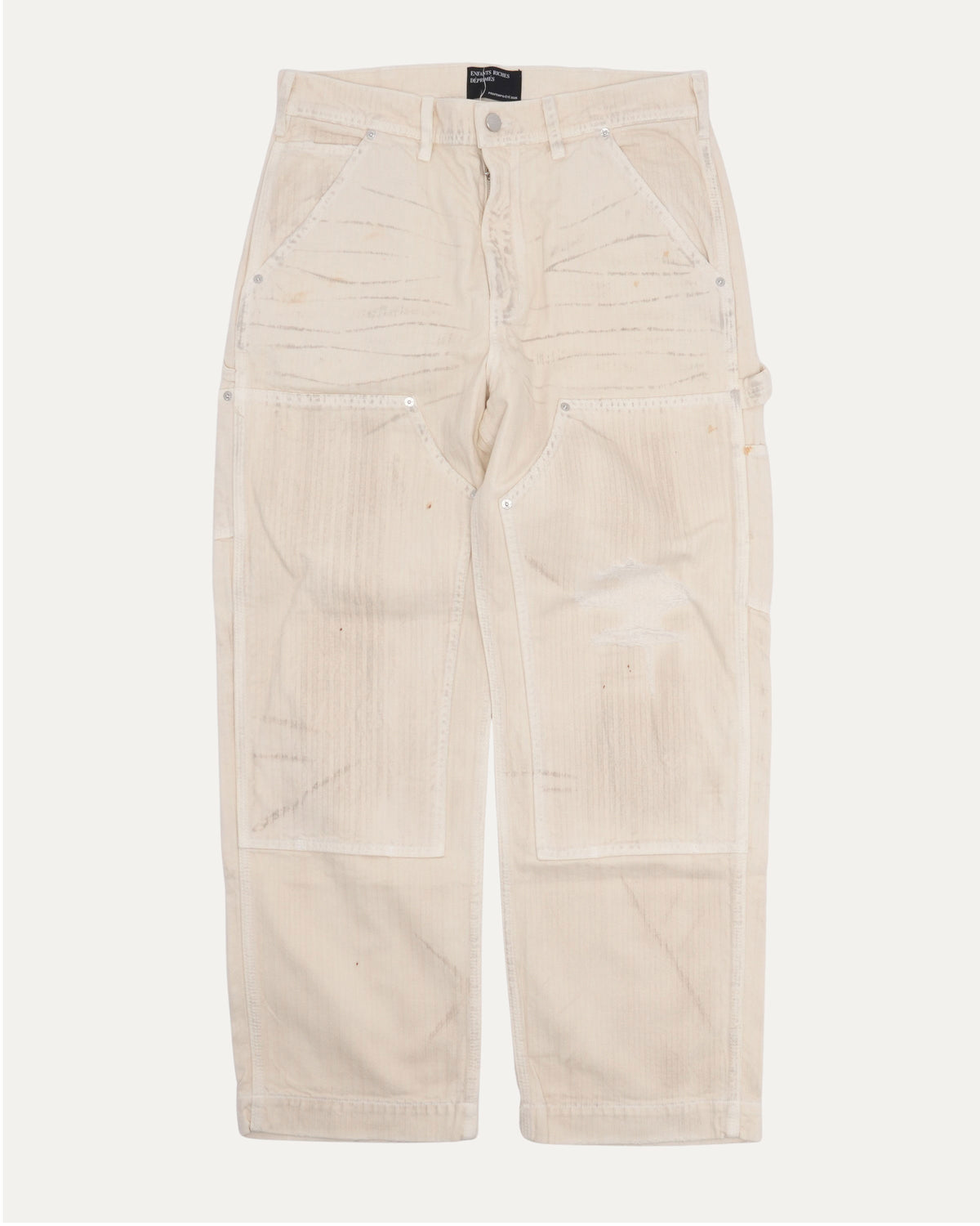 Herringbone Double Knee Paint Pants