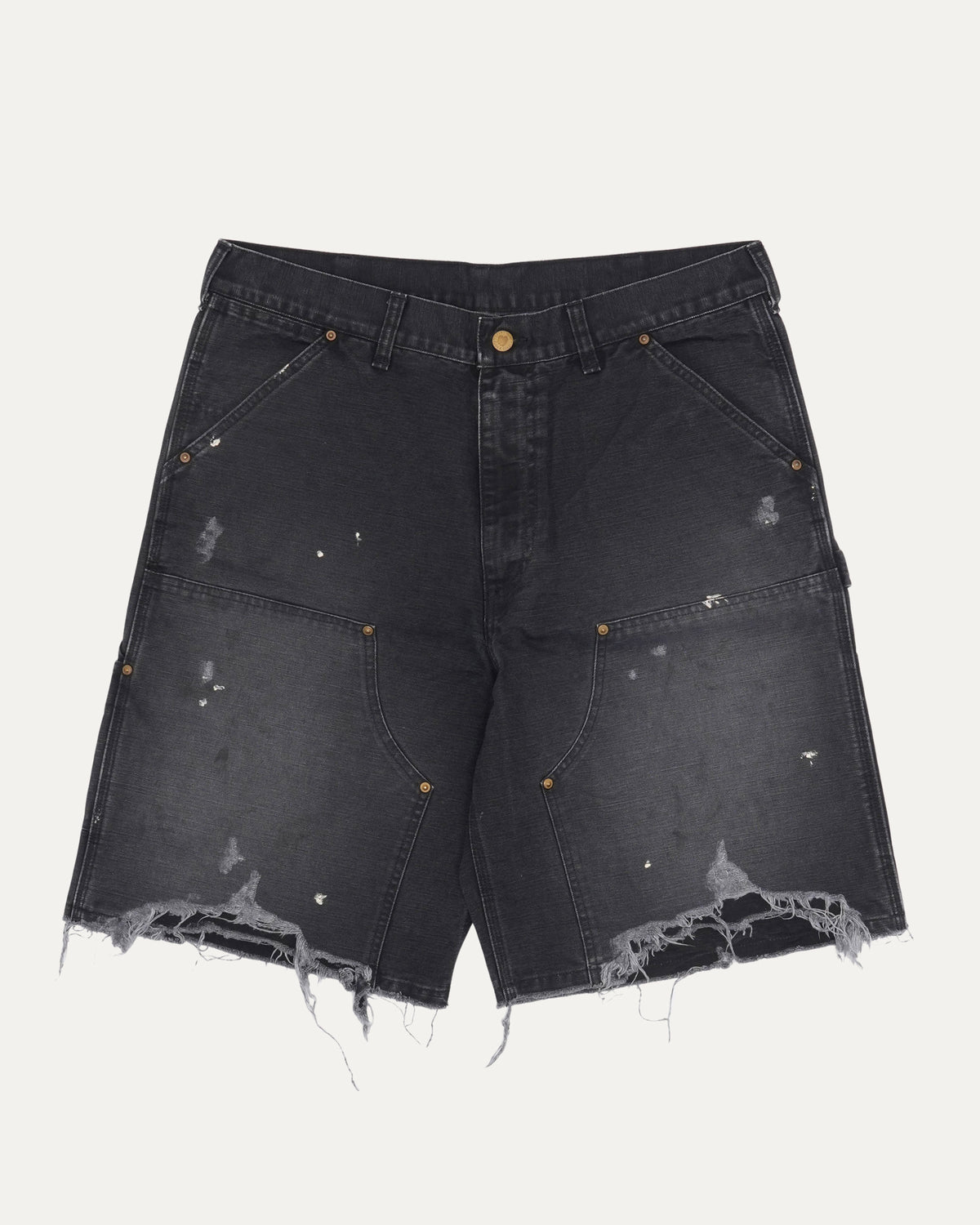 Cut Off Double Knee Shorts