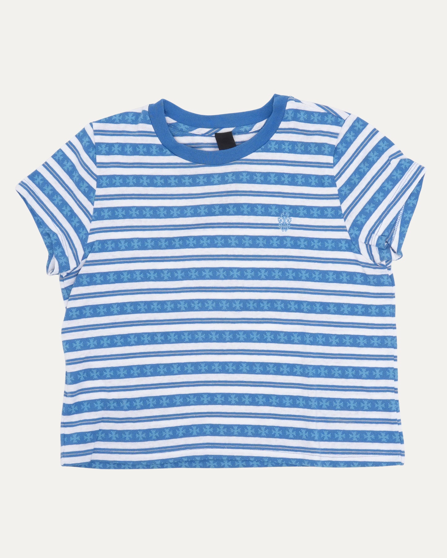 Cropped Teens From Mars Striped T-Shirt
