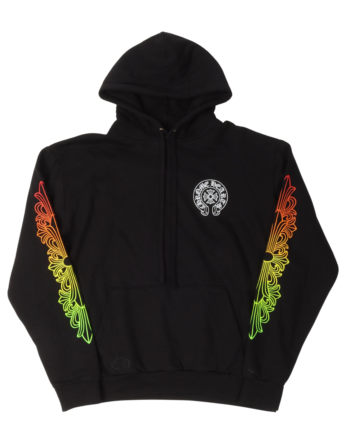 Gradient Floral Circle Hoodie