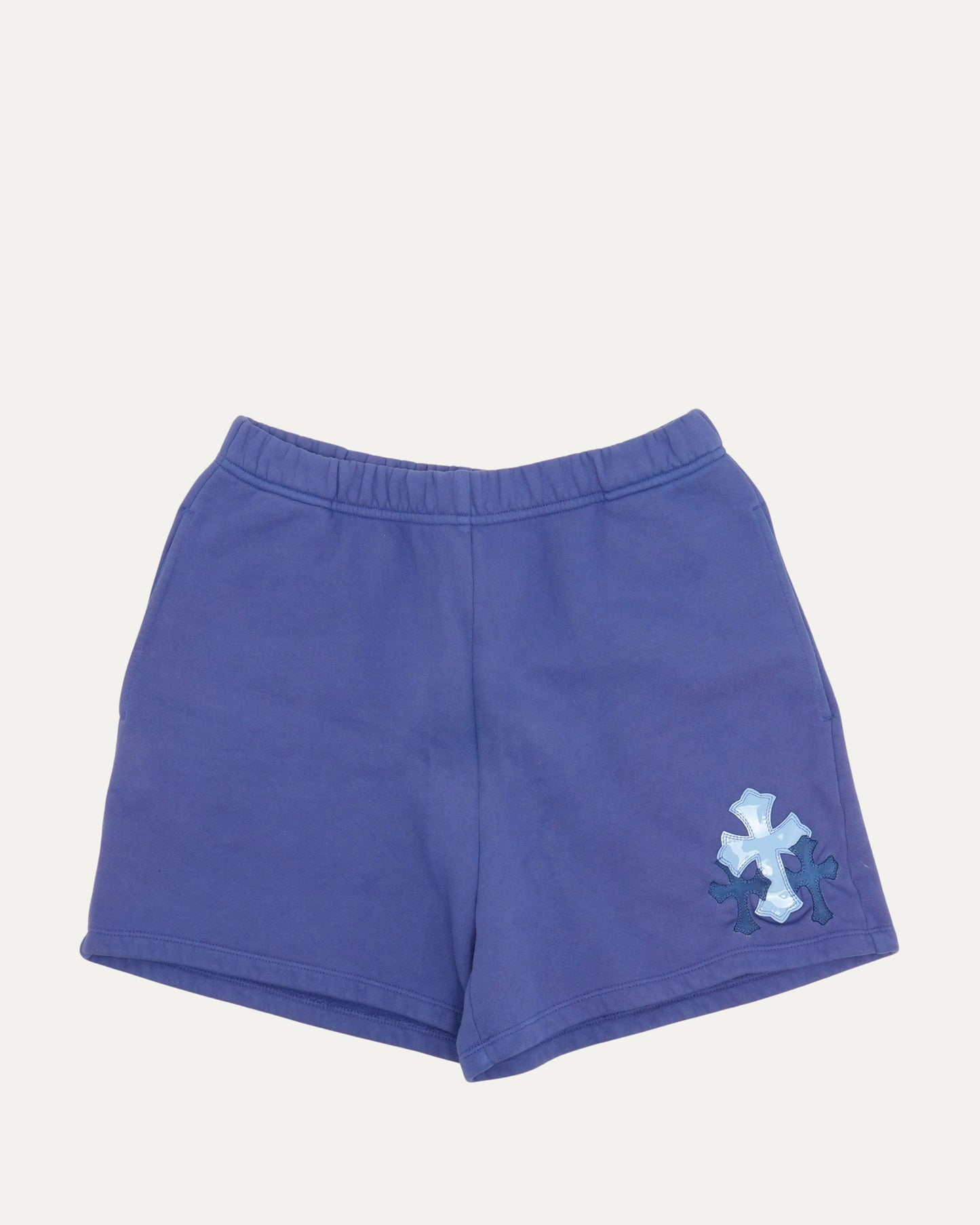 Overdyed Cross Patch Sweat Shorts