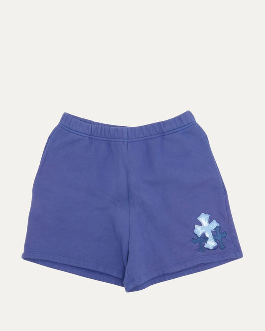 Overdyed Cross Patch Sweat Shorts