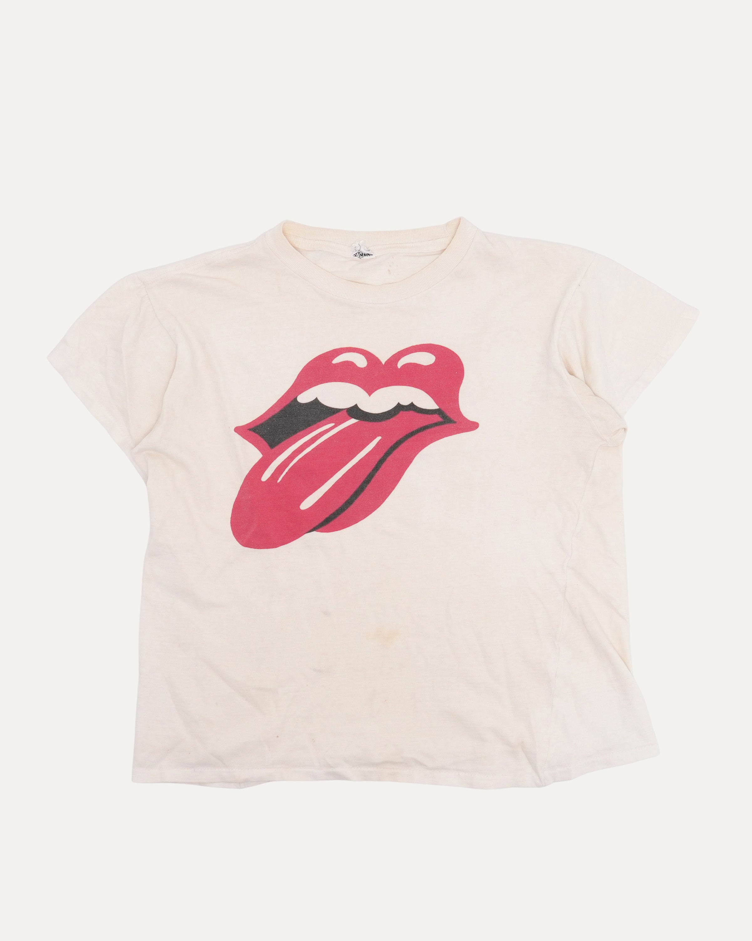 トップス THE ROLLING STONES X WDS TONGUE & LIPS Vintage Rolling Stones Tongue and Lips T-Shirt – Justin Reed