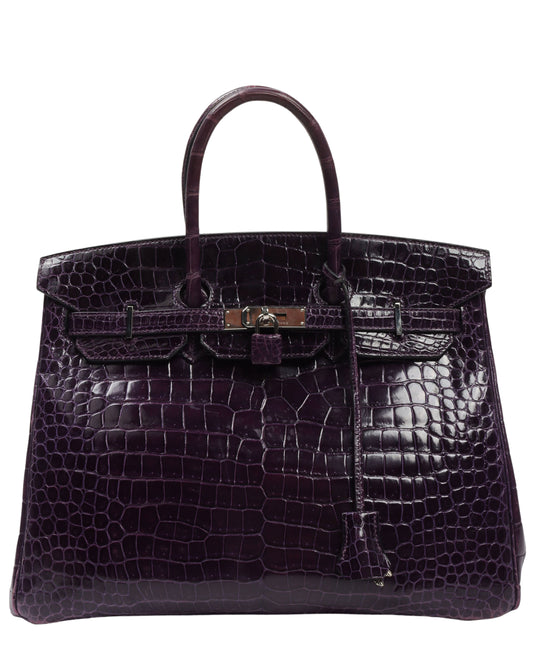 Croc Birkin Bag 35