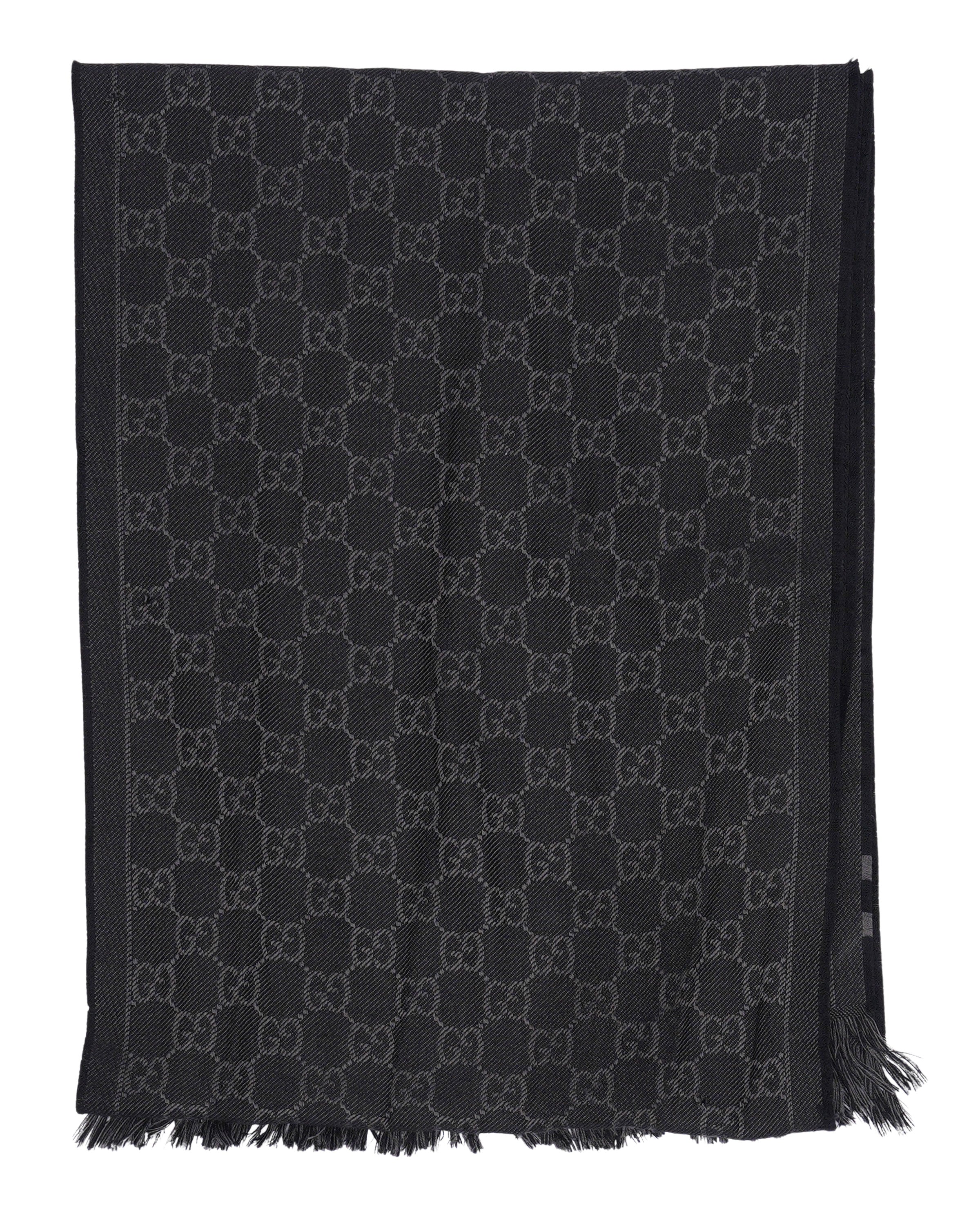 Jacquard Wool Scarf