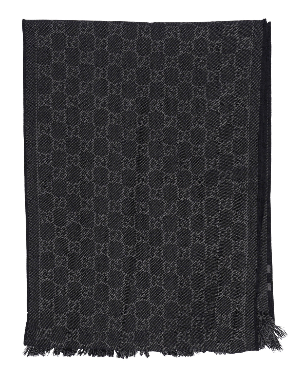 Jacquard Wool Scarf