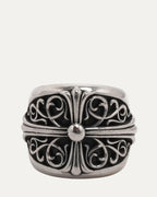Oval Cross Ring