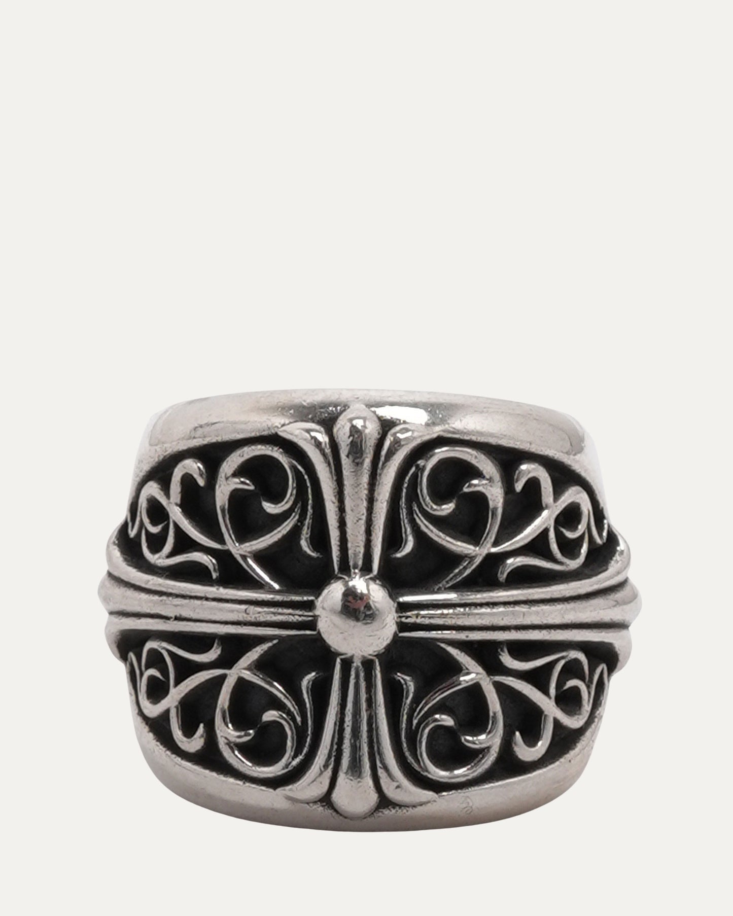 Oval Cross Ring