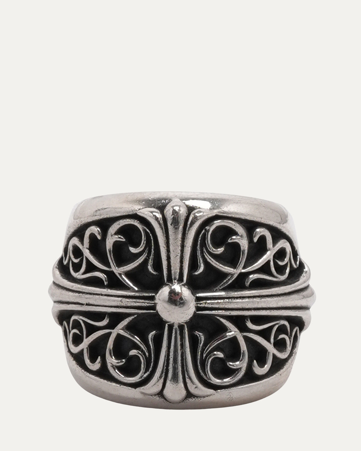 Oval Cross Ring