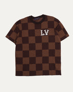 Rhinestone Damier T-Shirt