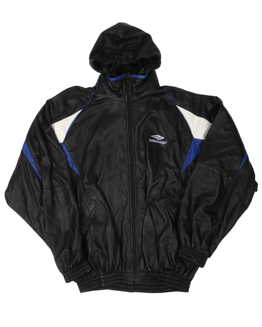 Leather Track Jacket