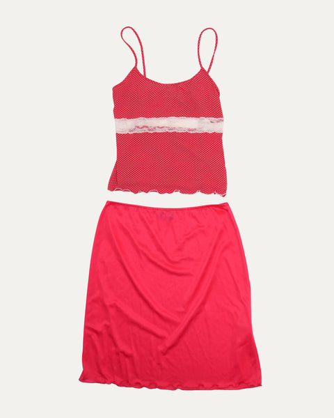 Blumarine Blugirl Polka Dot Set w/ Nylon Skirt – Justin Reed