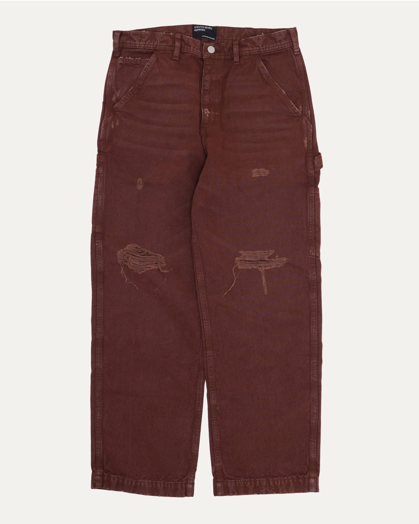 Distressed Paint Pants