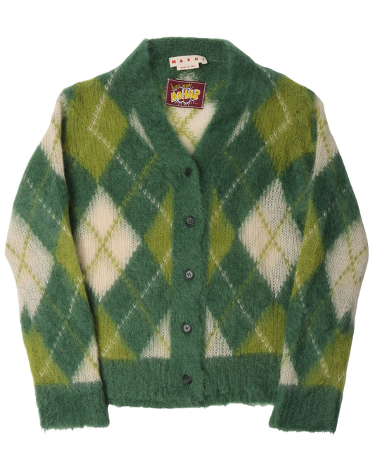 Diamond Mohair Cardigan