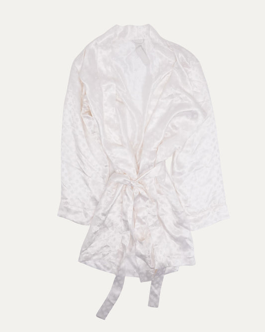 Silk Monogram Robe