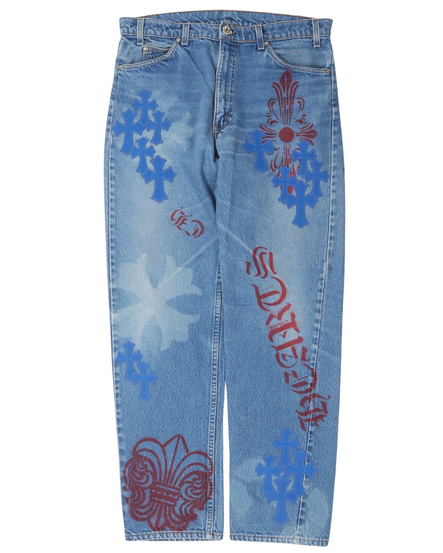 Levi's Stencil Cross Patch Jeans