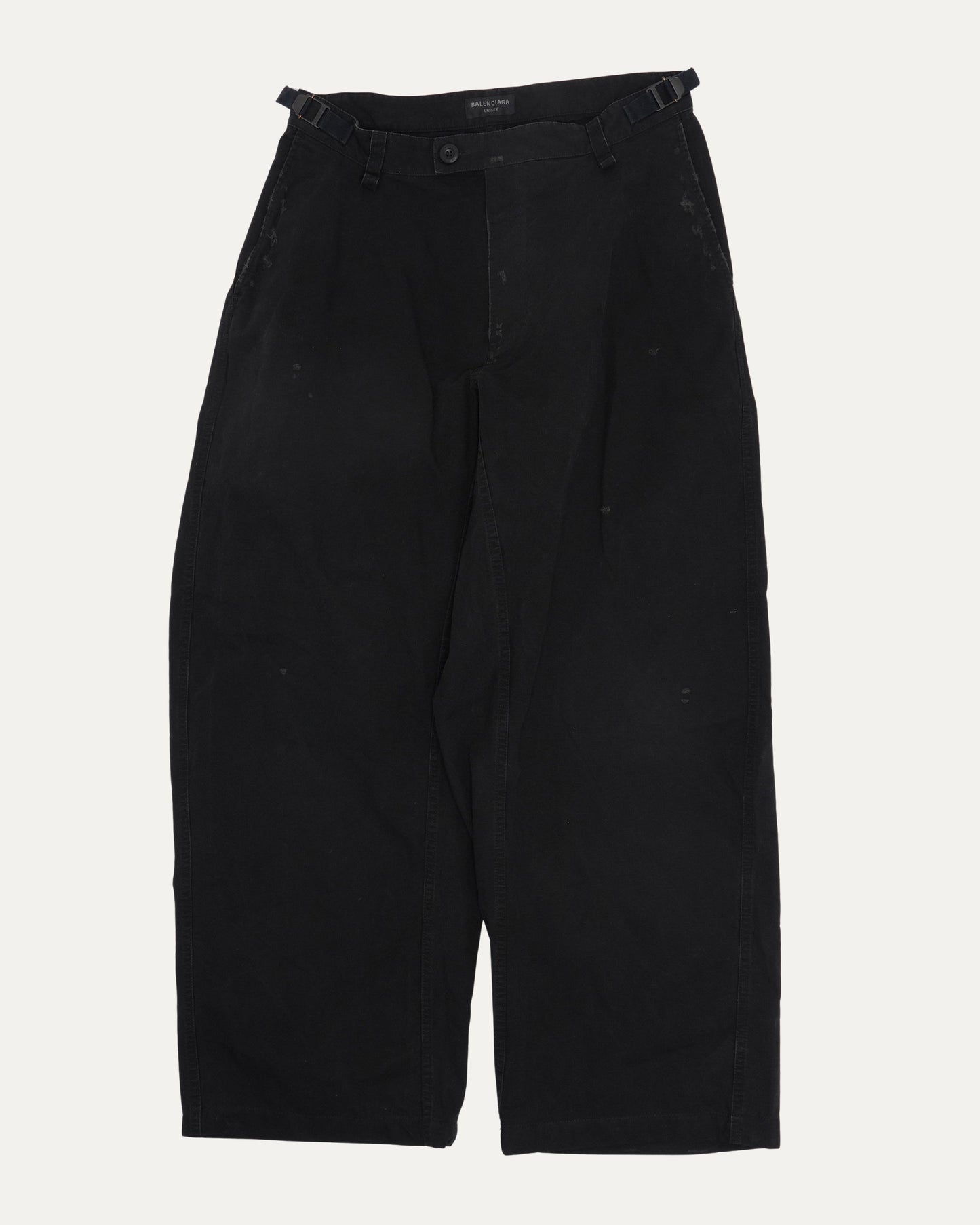 Utility Belted Distressed Pants