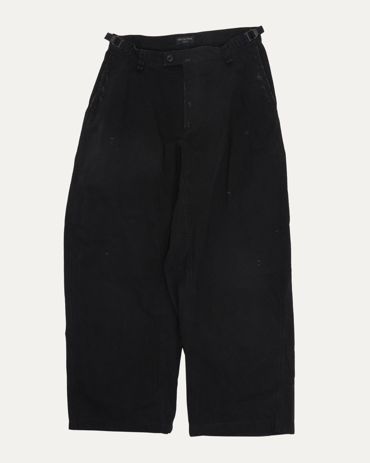 Utility Belted Distressed Pants