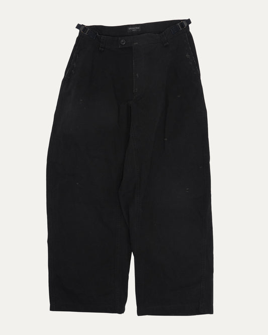 Utility Belted Distressed Pants